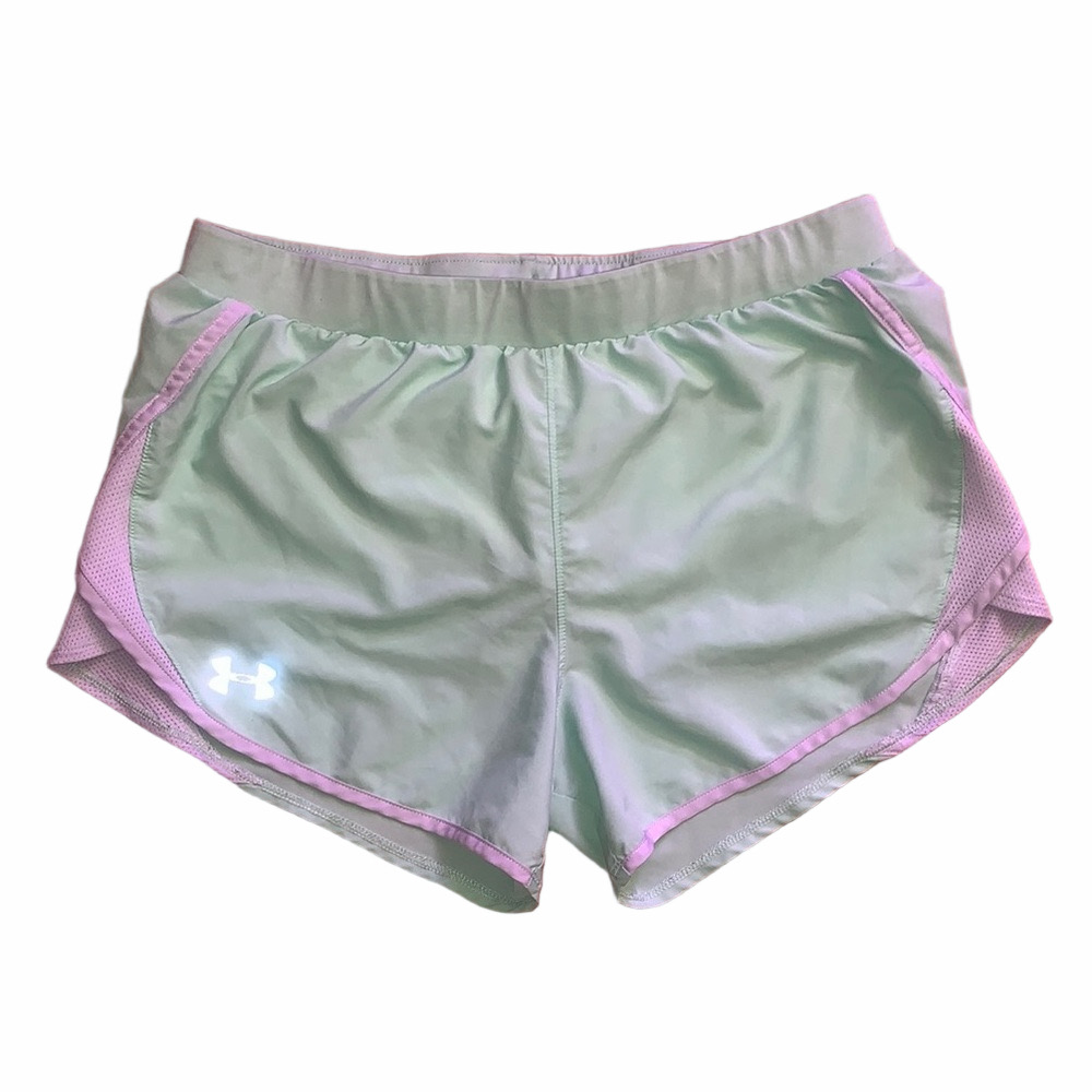 Under Armour Women's Mint Green Shorts Activewear Athletic Sporty
